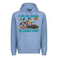 Colony Blue easter a lot can happen in three days western sunflowers Premium Hoodie - Artiststas