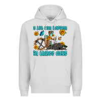 Dove Grey easter a lot can happen in three days western sunflowers Premium Hoodie - Artiststas