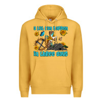 Mustard easter a lot can happen in three days western sunflowers Premium Hoodie - Artiststas