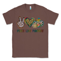 Chestnut Peace Love Pumkins Classic Tee - Jasminsmagicworld