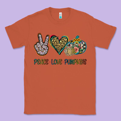 Peace Love Pumkins Classic Tee Designed By Jasminsmagicworld