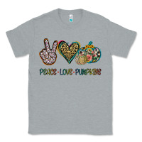 Heather Grey Peace Love Pumkins Classic Tee - Jasminsmagicworld