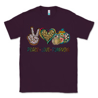 Plum Peace Love Pumkins Classic Tee - Jasminsmagicworld