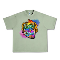 Oil Green love is love pride Urban Heavy Tee - Jasminsmagicworld