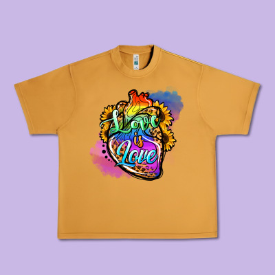 Love Is Love Pride Urban Heavy Tee Designed By Jasminsmagicworld