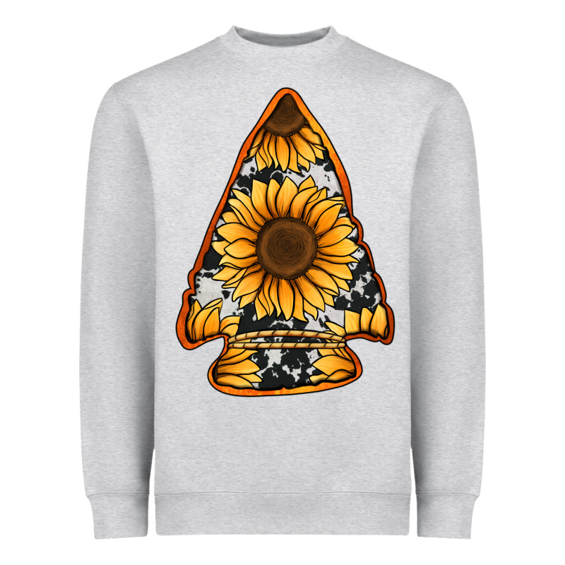 Sunflower Arrowhead Heavyweight Sweatshirt by Jasminsmagicworld | Teevron
