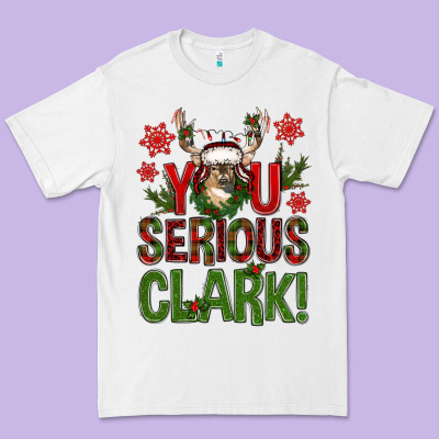 You Serious Clark With Deer Bbs Premium Tee Designed By Bundleandbundleshop