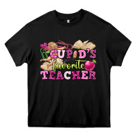 Black cupid's favorite teacher Heavy Core Tee - OliviaCreatesArt