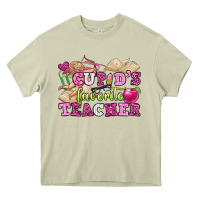 Mossy cupid's favorite teacher Heavy Core Tee - OliviaCreatesArt