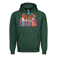 Sports Green Periodt afro woman nail art Zipper Hoodie - RanaPortraitStore