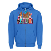 True Royal Periodt afro woman nail art Zipper Hoodie - RanaPortraitStore