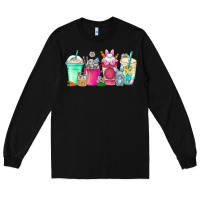 Black easter day coffee Long Sleeve Tee - CowhideDigitalArt