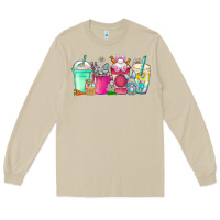 Mushroom easter day coffee Long Sleeve Tee - CowhideDigitalArt