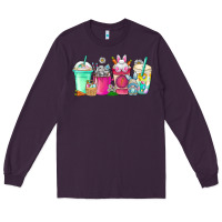 Plum easter day coffee Long Sleeve Tee - CowhideDigitalArt