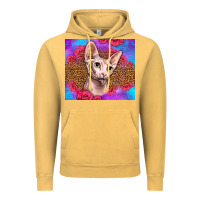 Vintage Mustard purple glitter roses sphynx cat Vintage Hoodie - LillyAllenDesigns