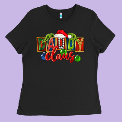 Christmas Daddy Claus Ladies Tee Designed By Fadigitalartstudio