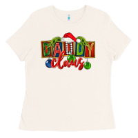Bone Christmas daddy Claus Ladies Tee - FaDigitalArtStudio