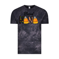 Cloud Black Blessed nana Vintage Tee - CowhideDigitalArt