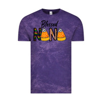 Cloud Purple Blessed nana Vintage Tee - CowhideDigitalArt