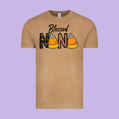 Blessed Nana Vintage Tee Designed By Cowhidedigitalart