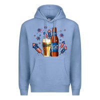 Colony Blue Just Here For The Light Premium Hoodie - Jasminsmagicworld