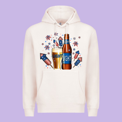 Just Here For The Light Premium Hoodie Designed By Jasminsmagicworld