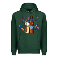 Sports Green Just Here For The Light Premium Hoodie - Jasminsmagicworld