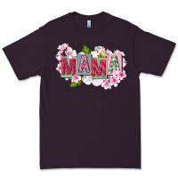 Plum Mother's Day mama Premium Tee - FaDigitalArtStudio