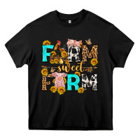Black farm sweet farm western  olivia Heavy Core Tee - OliviaCreatesArt