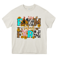 Cream farm sweet farm western  olivia Heavy Core Tee - OliviaCreatesArt