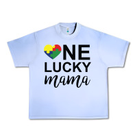 Grape Ice one lucky mama Urban Heavy Tee - CowhideDigitalArt