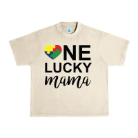 Sandshell one lucky mama Urban Heavy Tee - CowhideDigitalArt