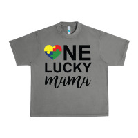 Tornado one lucky mama Urban Heavy Tee - CowhideDigitalArt