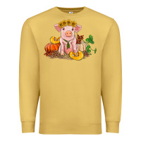 Antique Gold fall pig Premium Sweatshirt - RanaPortraitStore