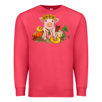 Cardinal fall pig Premium Sweatshirt - RanaPortraitStore