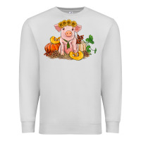 Dove Grey fall pig Premium Sweatshirt - RanaPortraitStore