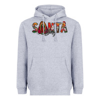 Heather Grey santa baby lady of guadalupe Heavyweight Hoodie - Jasminsmagicworld