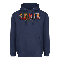 Navy santa baby lady of guadalupe Heavyweight Hoodie - Jasminsmagicworld