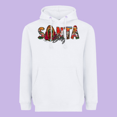 Santa Baby Lady Of Guadalupe Heavyweight Hoodie Designed By Jasminsmagicworld