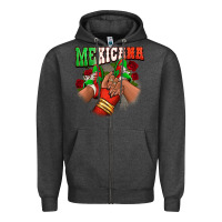 Charcoal Heather Mexicana sneakers Zipper Hoodie - RanaPortraitStore