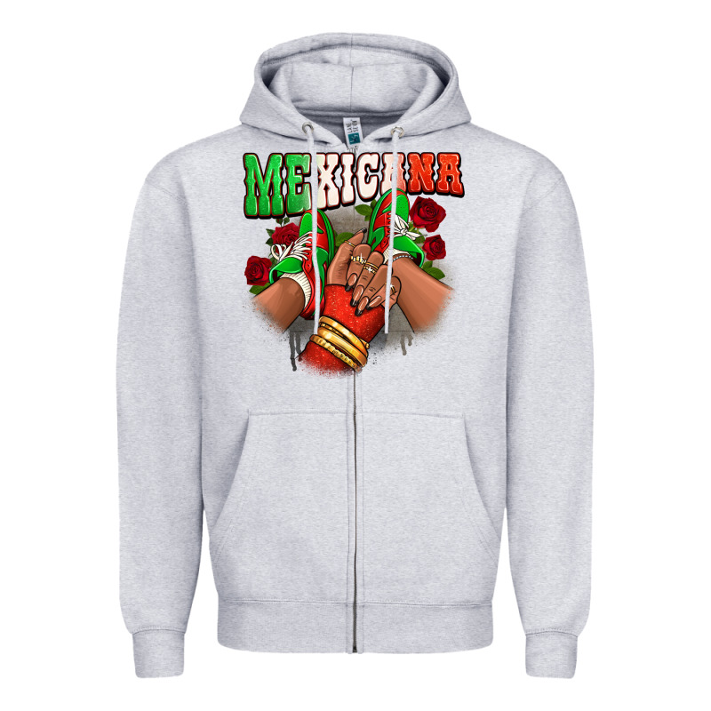 Mexicana Sneakers Zipper Hoodie by RanaPortraitStore | Teevron