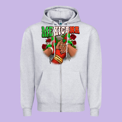 Mexicana Sneakers Zipper Hoodie Designed By Ranaportraitstore