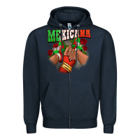 Navy Mexicana sneakers Zipper Hoodie - RanaPortraitStore