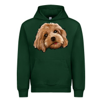 Forest Green Cockapoo Urban Hoodie - Jasminsmagicworld