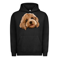 Pigment Black Cockapoo Urban Hoodie - Jasminsmagicworld