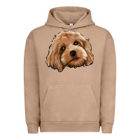 Pigment Burro Cockapoo Urban Hoodie - Jasminsmagicworld