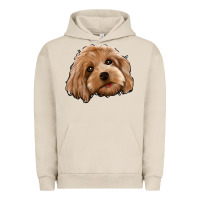 Pigment French Oak Cockapoo Urban Hoodie - Jasminsmagicworld