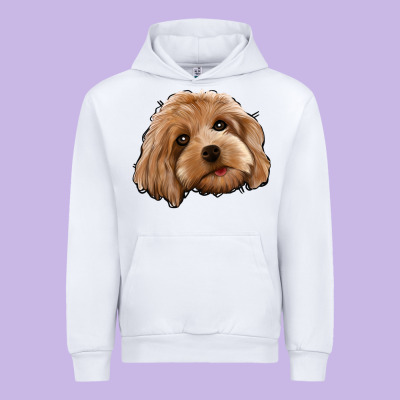 Cockapoo Urban Hoodie Designed By Jasminsmagicworld