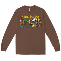 Chestnut one lucky nurse Long Sleeve Tee - CowhideDigitalArt