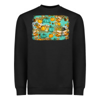 Black western fall vibes background Heavyweight Sweatshirt - Jasminsmagicworld